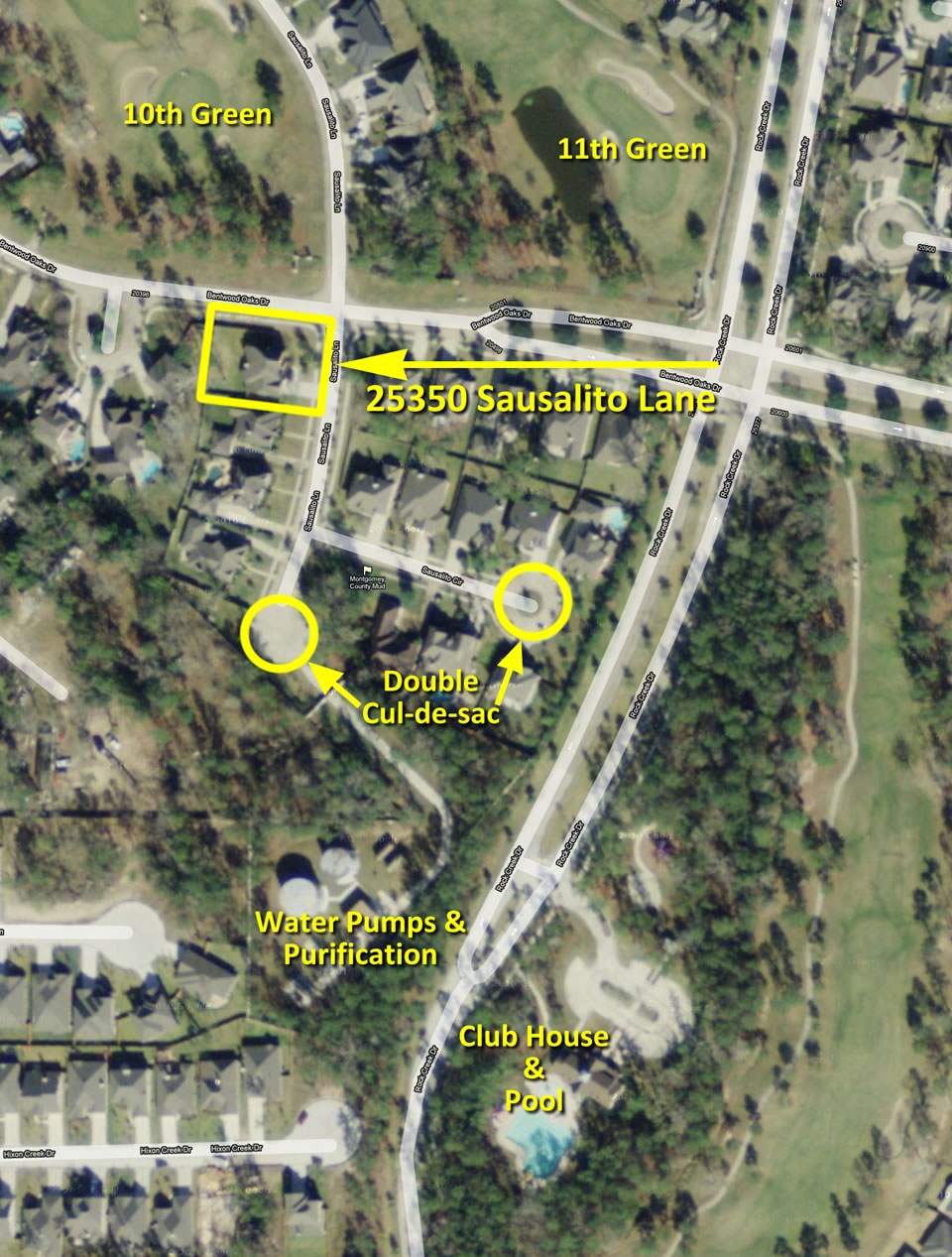 Map of home for sale in Oakhurst, showing location